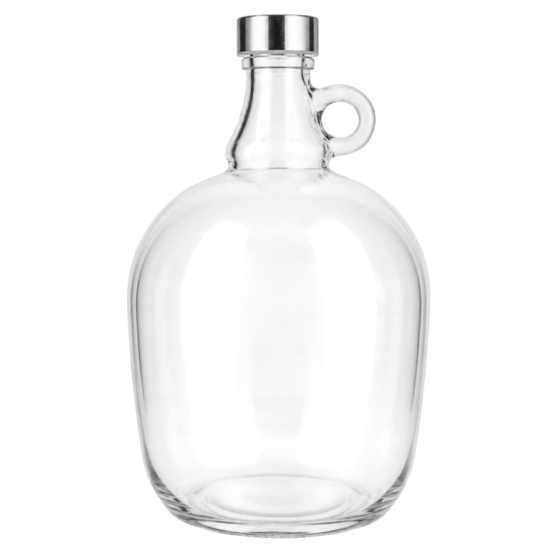 Бутель для вина 3,0л скляна з кришкою 9203
