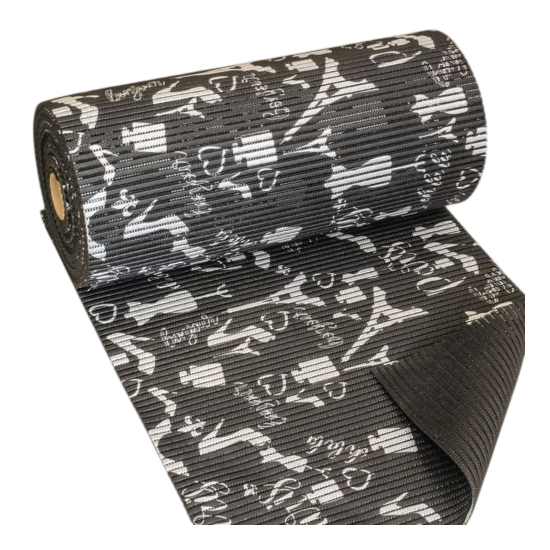 Коврик для ванной 0,65*15м 16179-1 Black