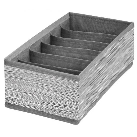 Органайзер Idea Home NP-813 Grey 32х16х10 см NP-813 ткан. 6ком. Grey