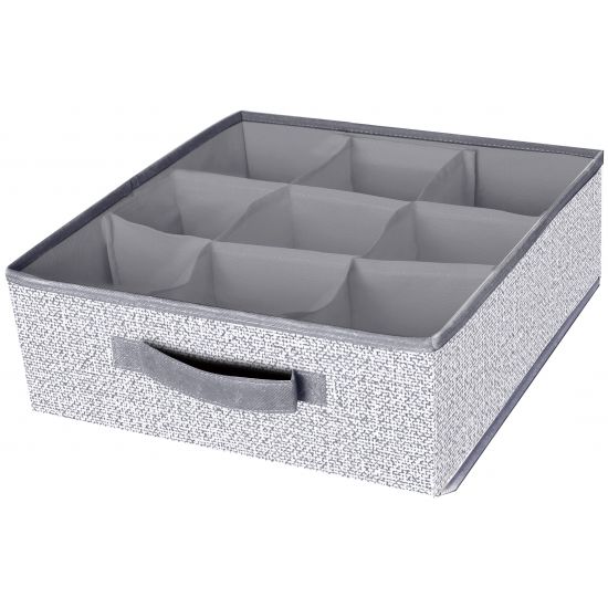 Органайзер Idea Home NP-127 Grey 30х30х10 см NP-127 ткан. 9ком. Grey