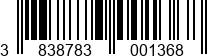 3838783001368