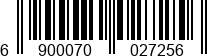 6900070027256