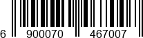 6900070467007